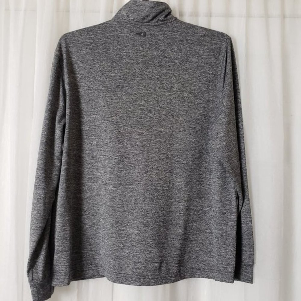 Men's Grand Slam Shirt Grey Long Sleeve Pullover - Picture 2 of 4